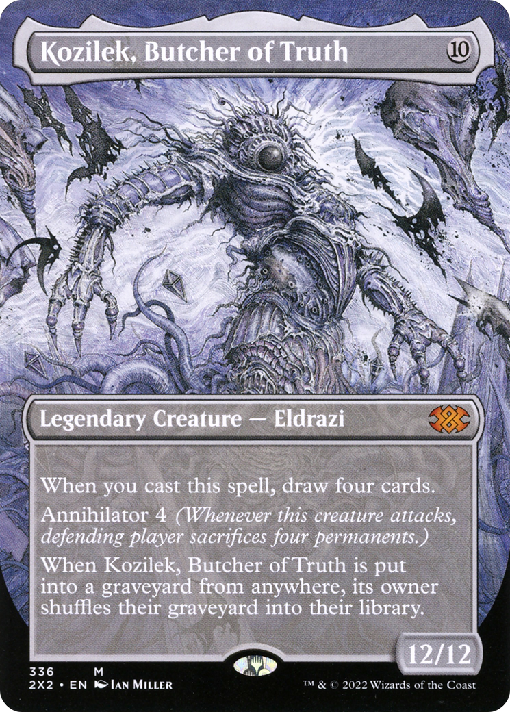 Kozilek, Butcher of Truth (2X2-336) - Double Masters 2022 (Borderless) - Poke-Collect