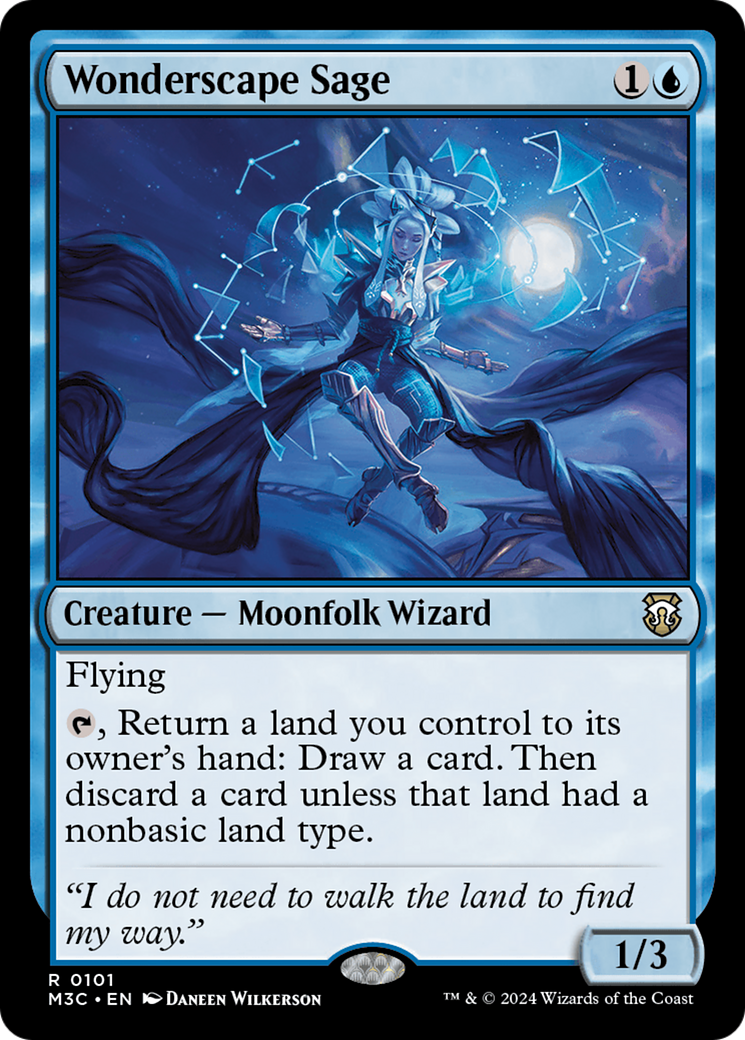 Wonderscape Sage (M3C-101) - Modern Horizons 3 Commander - Poke-Collect