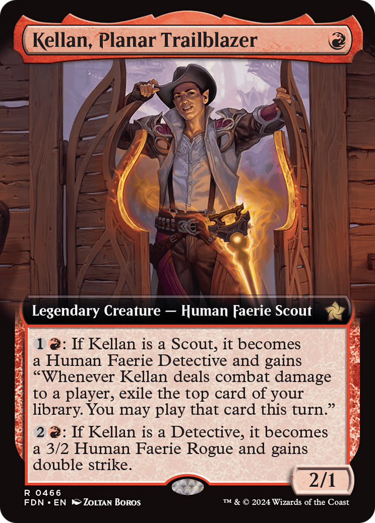 Kellan, Planar Trailblazer (FDN-466) - Foundations: (Extended Art) - Poke-Collect