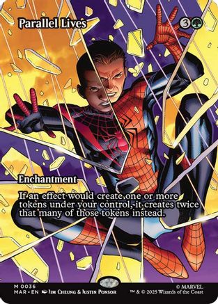 Parallel Lives (Borderless) (MAR-036) - Marvel Eternal-Legal Foil - Poke-Collect
