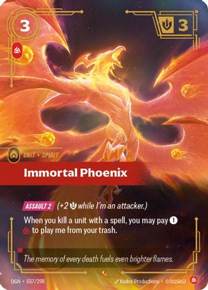 Immortal Phoenix (037/298) - Origins Foil - Poke-Collect