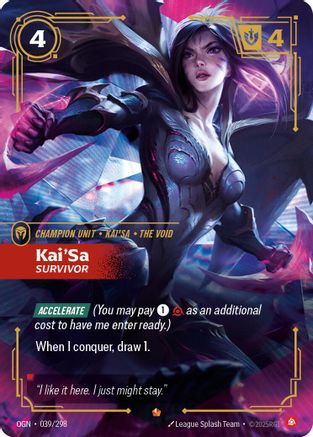 Kai'Sa - Survivor (039/298) - Origins Foil - Poke-Collect