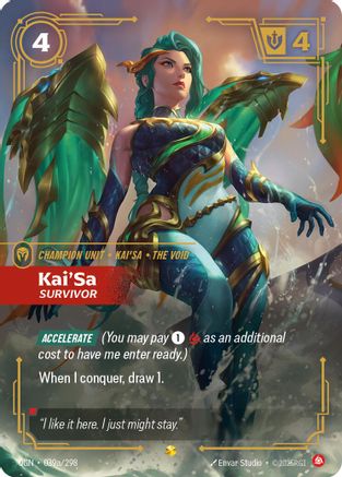 Kai'Sa - Survivor (Alternate Art) (039a/298) - Origins Foil - Poke-Collect