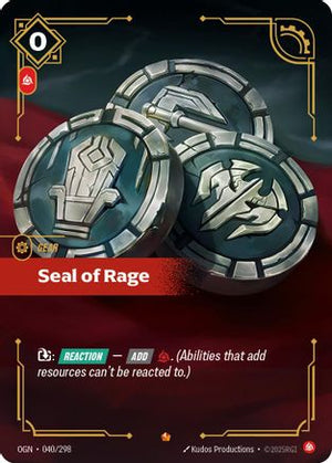 Seal of Rage (040/298) - Origins Foil - Poke-Collect