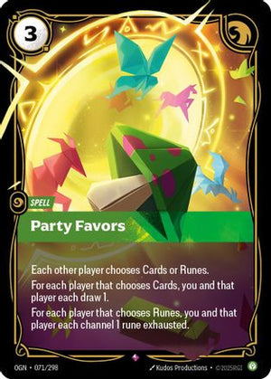 Party Favors (071/298) - Origins Foil - Poke-Collect