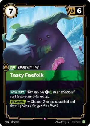 Tasty Faefolk (075/298) - Origins Foil - Poke-Collect