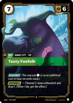Tasty Faefolk (075/298) - Origins Foil - Poke-Collect