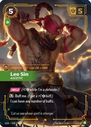 Lee Sin - Ascetic (078/298) - Origins Foil - Poke-Collect