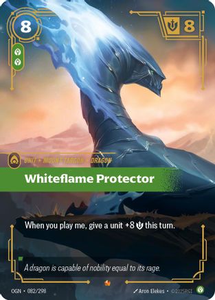 Whiteflame Protector (082/298) - Origins Foil - Poke-Collect