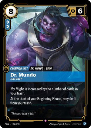 Dr. Mundo - Expert (109/298) - Origins Foil - Poke-Collect