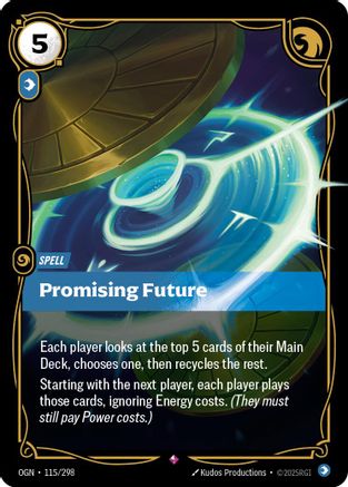 Promising Future (115/298) - Origins Foil - Poke-Collect