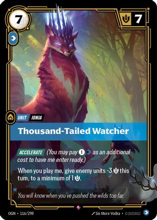 Thousand-Tailed Watcher (116/298) - Origins Foil - Poke-Collect