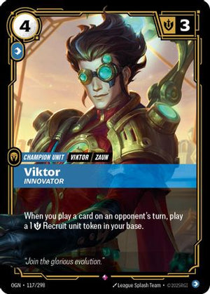 Viktor - Innovator (117/298) - Origins Foil - Poke-Collect