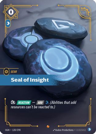 Seal of Insight (120/298) - Origins Foil - Poke-Collect