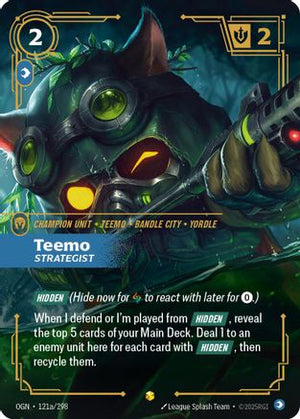 Teemo - Strategist (Alternate Art) (121a/298) - Origins Foil - Poke-Collect