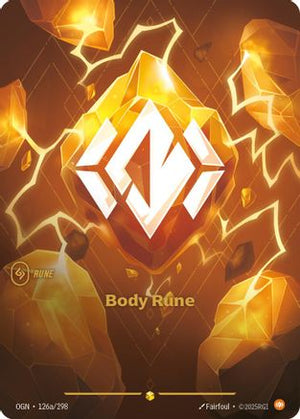Body Rune (Alternate Art) (126a/298) - Origins Foil - Poke-Collect