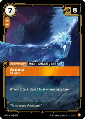 Anivia - Primal (148/298) - Origins Foil - Poke-Collect