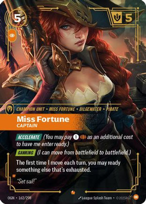 Miss Fortune - Captain (162/298) - Origins Foil - Poke-Collect