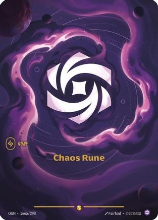 Chaos Rune (Alternate Art) (166a/298) - Origins Foil - Poke-Collect