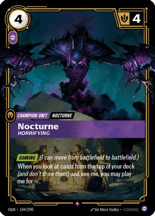 Nocturne - Horrifying (194/298) - Origins Foil - Poke-Collect