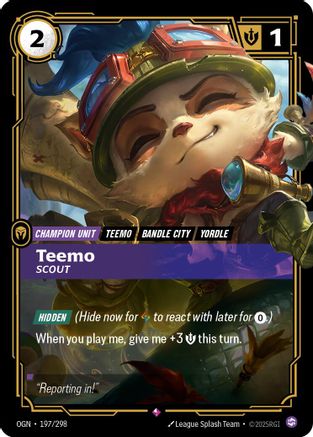 Teemo - Scout (197/298) - Origins Foil - Poke-Collect
