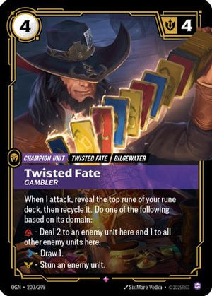 Twisted Fate - Gambler (200/298) - Origins Foil - Poke-Collect
