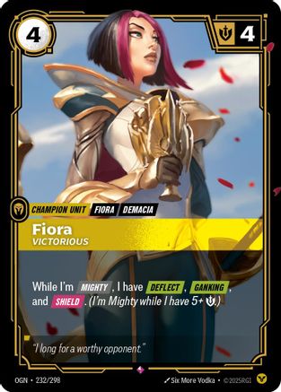 Fiora - Victorious (232/298) - Origins Foil - Poke-Collect