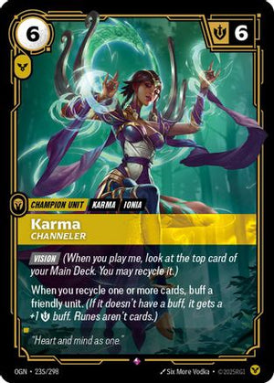 Karma - Channeler (235/298) - Origins Foil - Poke-Collect
