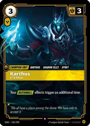 Karthus - Eternal (236/298) - Origins Foil - Poke-Collect