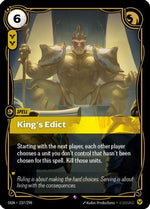 King's Edict (237/298) - Origins Foil - Poke-Collect