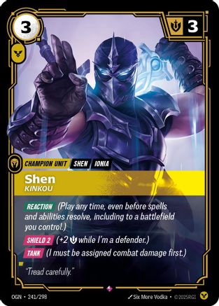 Shen - Kinkou (241/298) - Origins Foil - Poke-Collect