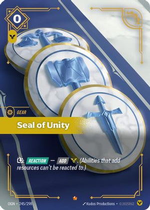 Seal of Unity (245/298) - Origins Foil - Poke-Collect
