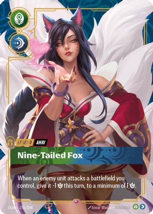 Ahri - Nine-Tailed Fox (255/298) - Origins Foil - Poke-Collect