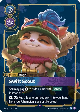 Teemo - Swift Scout (263/298) - Origins Foil - Poke-Collect