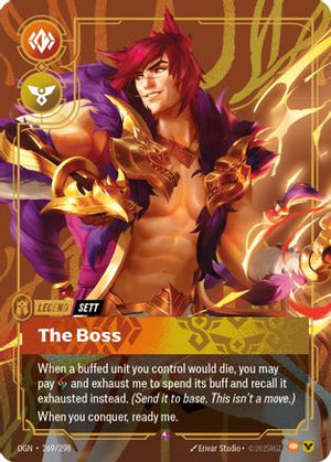 Sett - The Boss (269/298) - Origins Foil - Poke-Collect
