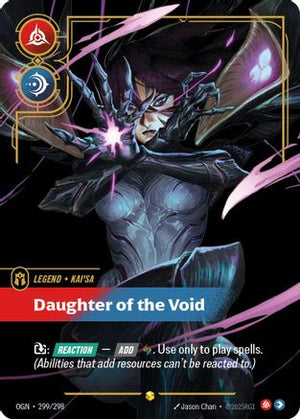 Kai'Sa - Daughter of the Void (Showcase) (299/298) - Origins Foil - Poke-Collect