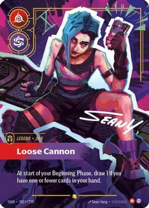 Jinx - Loose Cannon (Signature) (301*/298) - Origins Foil - Poke-Collect