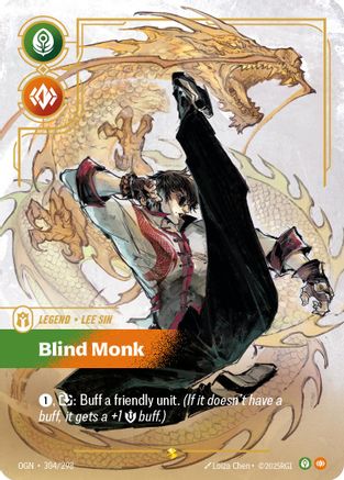 Lee Sin - Blind Monk (Showcase) (304/298) - Origins Foil - Poke-Collect