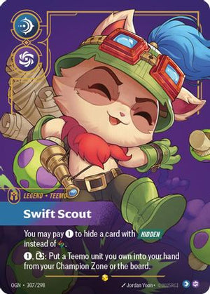 Teemo - Swift Scout (Showcase) (307/298) - Origins Foil - Poke-Collect