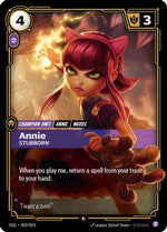 Annie - Stubborn (010/024) - Origins Proving Grounds - Poke-Collect