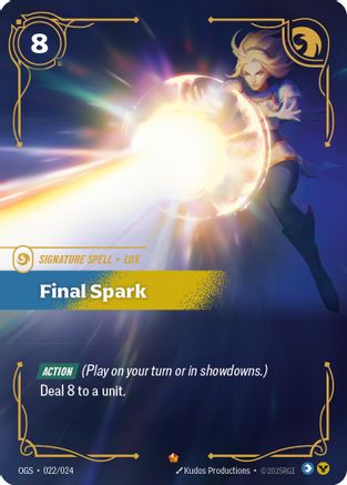Final Spark (022/024) - Origins Proving Grounds - Poke-Collect