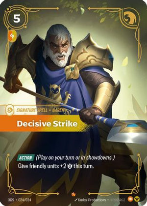 Decisive Strike (024/024) - Origins Proving Grounds - Poke-Collect