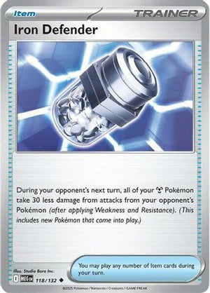 Iron Defender 118 - ME01 Mega Evolution Reverse Holofoil - Poke-Collect