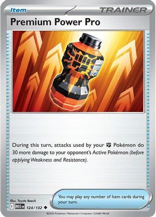 Premium Power Pro - 124/132 124 - ME01 Mega Evolution Reverse Holofoil - Poke-Collect