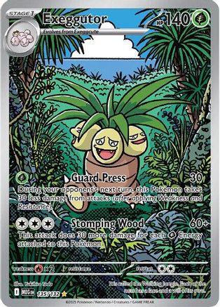 exeggutor - 135/132 135 - ME01 Mega Evolution Holofoil - Poke-Collect