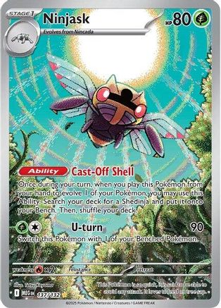 Ninjask - 137/132 137 - ME01 Mega Evolution Holofoil - Poke-Collect