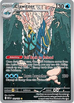 Clawitzer - 141/132 141 - ME01 Mega Evolution Holofoil - Poke-Collect