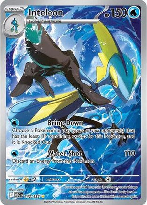 Inteleon - 142/132 142 - ME01 Mega Evolution Holofoil - Poke-Collect