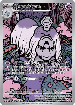Houndstone - 145/132 145 - ME01 Mega Evolution Holofoil - Poke-Collect