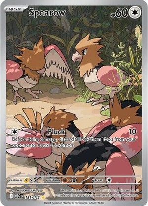 Spearow - 151/132 151 - ME01 Mega Evolution Holofoil - Poke-Collect